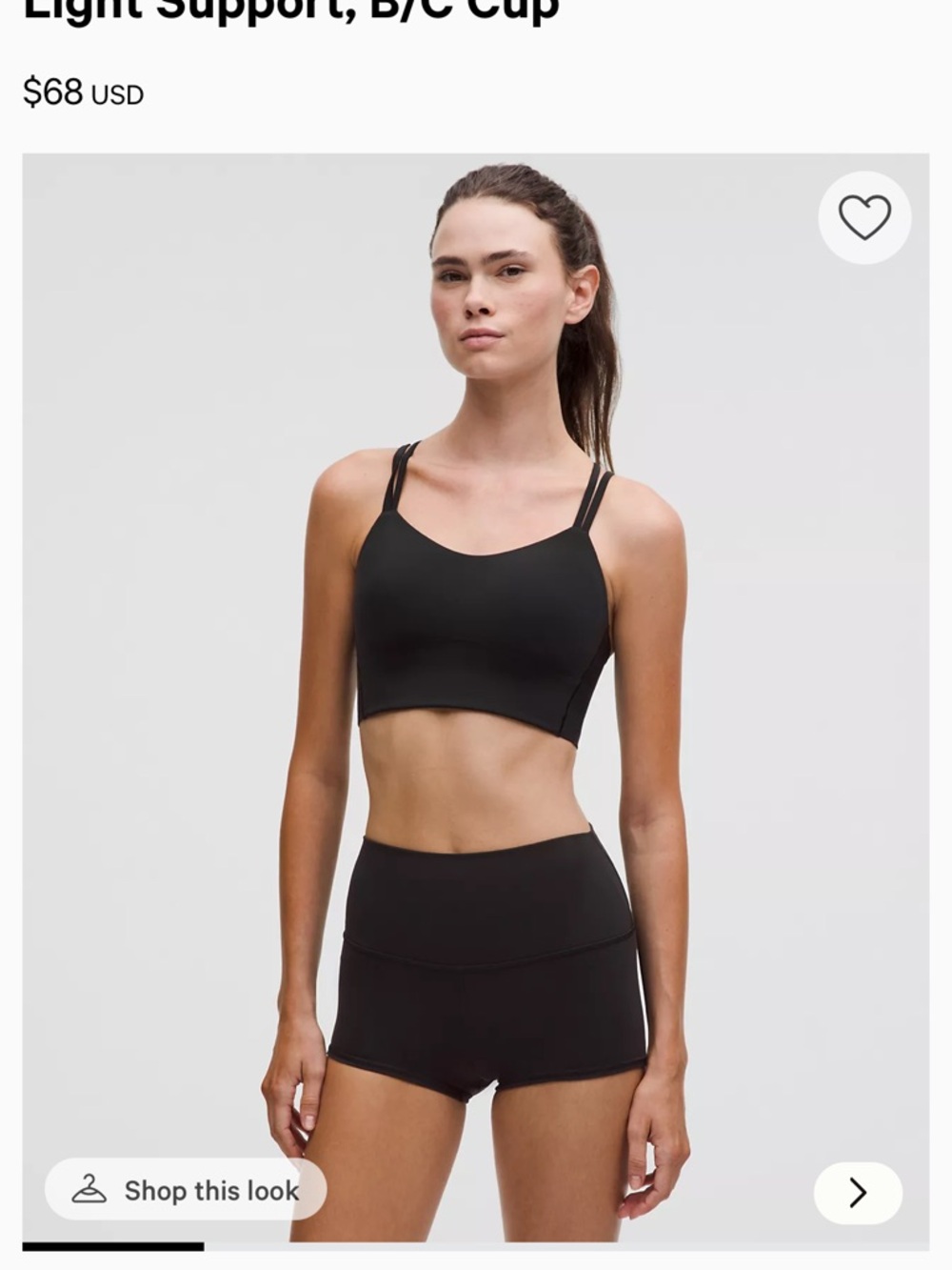 Lululemon Like A Cloud Longline Bra